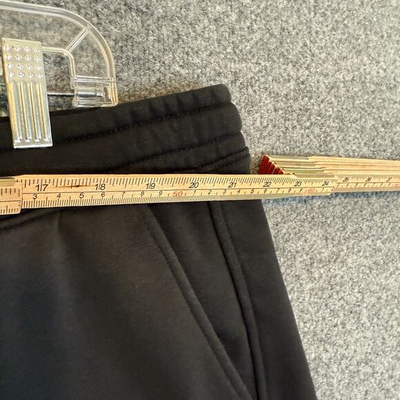 Everlane Shorts Mens 2XL XXL Black Fleece Sweatshorts Casual Stretch‎ Waist - Picture 5 of 8